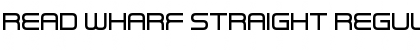 Download Read Wharf Straight Regular Font Title Preview