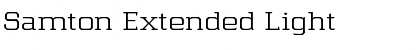 Download Samton Extended Light Font Title Preview