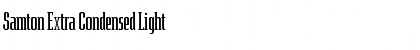 Download Samton Extra Condensed Light Font Title Preview