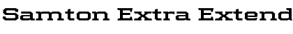 Download Samton Extra Extended Bold Font Title Preview