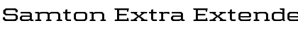 Download Samton Extra Extended Font Title Preview