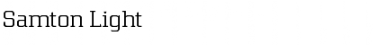 Download Samton Light Font Title Preview