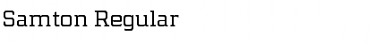Download Samton Regular Font Title Preview