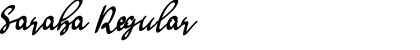 Download Saraba Regular Font Title Preview