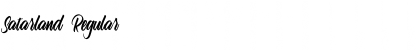 Download Satarland Regular Font Title Preview