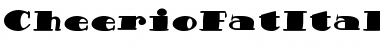 Download CheerioFatItalic Regular Font Title Preview