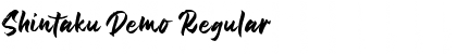 Download Shintaku Demo Regular Font Title Preview