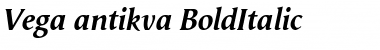 Download Vega antikva BoldItalic Font