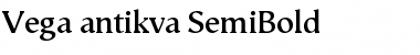Download Vega antikva SemiBold Font