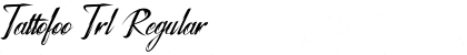 Download Tattofoo Trl Regular Font Title Preview