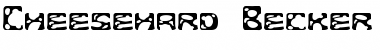 Download Cheesehard Becker Normal Font Title Preview