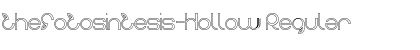 Download thefotosintesis-Hollow Regular Font