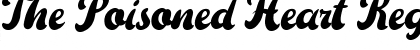 Download The Poisoned Heart Regular Font Title Preview