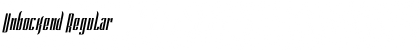 Download Unbockend Regular Font Title Preview