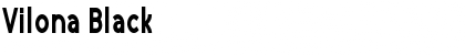 Download Vilona Black Font Title Preview