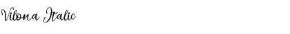 Download Vilona Italic Font Title Preview