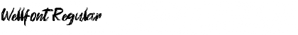 Download Wellfont Regular Font Title Preview