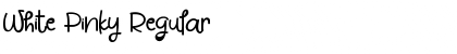 Download White Pinky Regular Font Title Preview