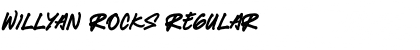 Download Willyan Rocks Regular Font Title Preview