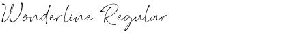 Download Wonderline Regular Font Title Preview