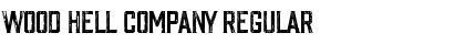 Download Wood Hell Company Regular Font Title Preview