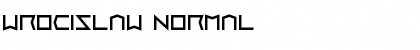 Download Wrocislaw Normal Font Title Preview