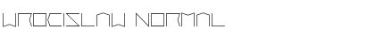 Download Wrocislaw Normal Font Title Preview