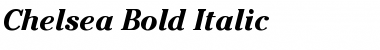Download Chelsea-Bold-Italic Regular Font Title Preview