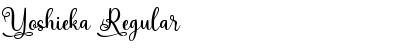 Download Yoshieka Regular Font Title Preview