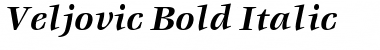 Download Veljovic Bold Italic Font