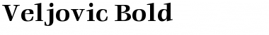 Download Veljovic Bold Font