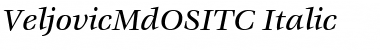 Download VeljovicMdOSITC Italic Font