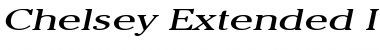 Download Chelsey Extended Italic Font Title Preview
