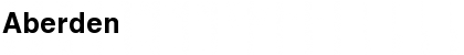 Download Aberden Bold Font Title Preview