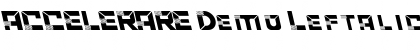 Download ACCELERARE Demo Leftalic Regular Font Title Preview