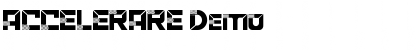 Download ACCELERARE Demo Regular Font Title Preview