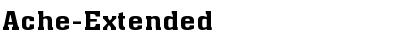 Download Ache-Extended Bold Font Title Preview