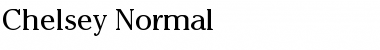 Download Chelsey Normal Font Title Preview