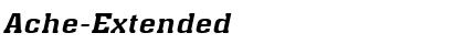 Download Ache-Extended Italic Font Title Preview