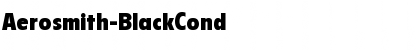 Download Aerosmith-BlackCond Regular Font Title Preview