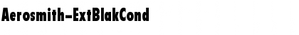 Download Aerosmith-ExtBlakCond Regular Font Title Preview