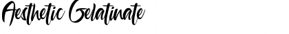 Download Aesthetic Gelatinate Regular Font Title Preview