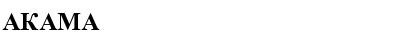 Download AKAMA Bold Font Title Preview