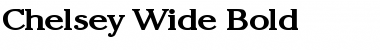 Download Chelsey Wide Bold Font Title Preview