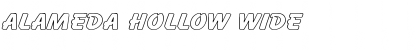 Download Alameda Hollow Wide Regular Font Title Preview