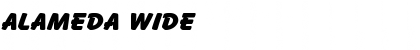 Download Alameda Wide Regular Font Title Preview