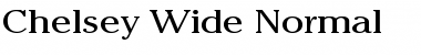 Download Chelsey Wide Normal Font Title Preview