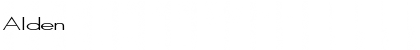 Download Alden Regular Font Title Preview