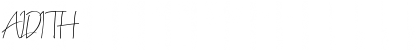 Download ALDITH Script Font Title Preview