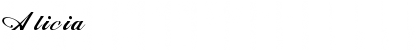 Download Alicia Regular Font Title Preview